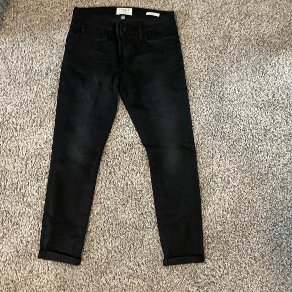 Frame Le Garçon black jeans